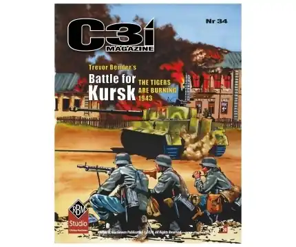 C3i magazine - Nr 34 Battle for Kursk The Tigers Are Burning, 1943 | Finns tillgänglig