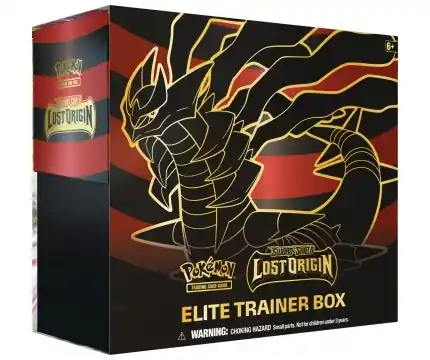 Hög kvalitet - Pokemon TCG Sword & Shield - Lost Origin Elite Trainer Box