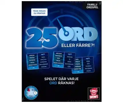 25 ord eller färre?! | Direkt från tillverkaren