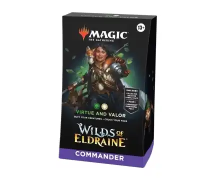 Magic The Gathering Wilds of Eldraine - Commander Deck Virtue and valor - Mycket uppskattad
