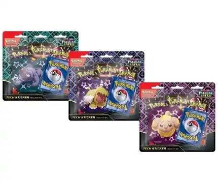 Begränsat antal - Pokémon TCG Scarlet & Violet - Paldean Fates Tech Sticker Collection