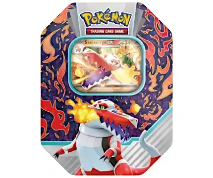 Pokémon TCG Paldea Partners Tin (Skeledirge) | Säker betalning