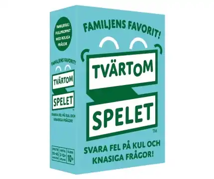 Superpris | Tvärtomspelet - Familjens Favorit!