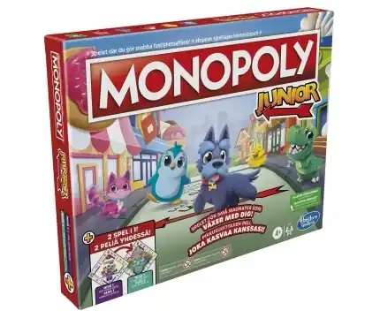Bra pris just nu - Monopoly Junior 2-i-1 (SVE)