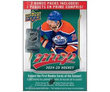 Upper Deck 2024-25 MVP Hockey Cards Blaster (15 boosters) - Begränsat antal