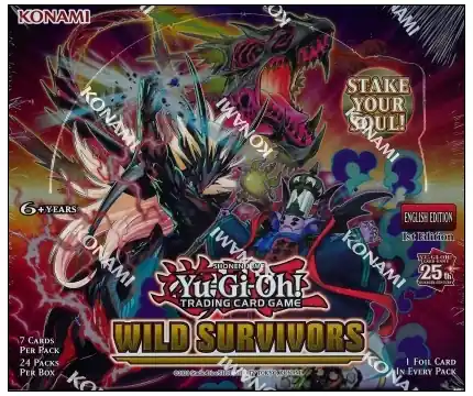 Yu-Gi-Oh! TCG Wild Survivors Booster Box (24 packs) | Lågt pris