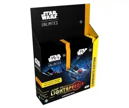 Direkt från tillverkaren - Star Wars Unlimited - Jump to Lightspeed - Carbonite Display (12 Boosters)