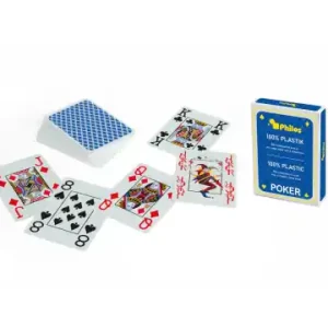 Blue Plastic Poker Cards (Philos) | Enkel retur