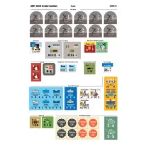 GMT 2024 Errata Counters | Mycket efterfrågad