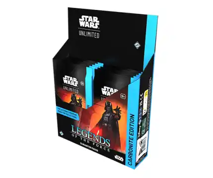 Utförsäljning - Star Wars Unlimited - Legends of the Force - Carbonite Display (12 Boosters)