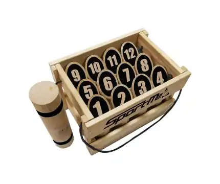 Tryggt köp - Nummerkubb (Mölkky, Number Kubb) i Trälåda (SportMe)