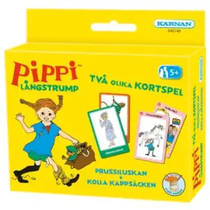 Väl omtyckt | Pippi Långstrump Två olika Kortspel (Kärnan)