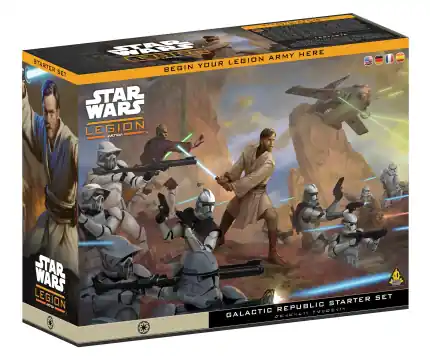 Direkt från fabriken | Star Wars Legion - Galactic Republic Starter Set
