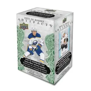 Professionell kvalitet | Upper Deck 2025-26 Artifacts Hockey Cards Blaster (6 Boosters)