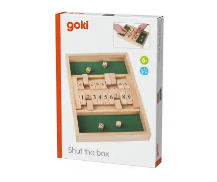 Shut the Box - för 2 spelare (9er) (Goki) | Sista dagarna