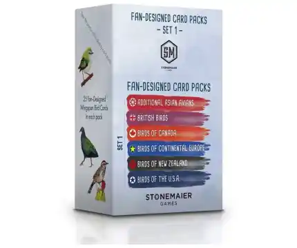 Sista chansen - Wingspan Fan-Designed Card Packs Display (ENG) (Exp.)