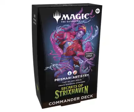 Magic The Gathering Secrets of Strixhaven Commander Deck - Prismari Artistry (Max 1. Per Kund) - Favorit