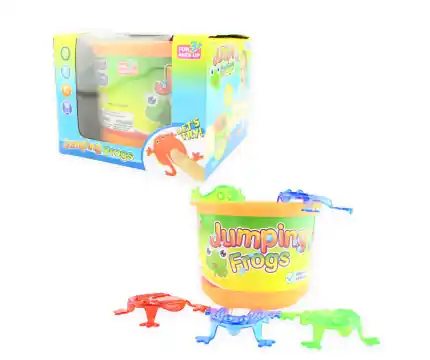 Kundernas favorit | Grodspel i Hink - Jumping Frogs (Robetoy)